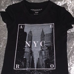 aeropostale black soft t shirt